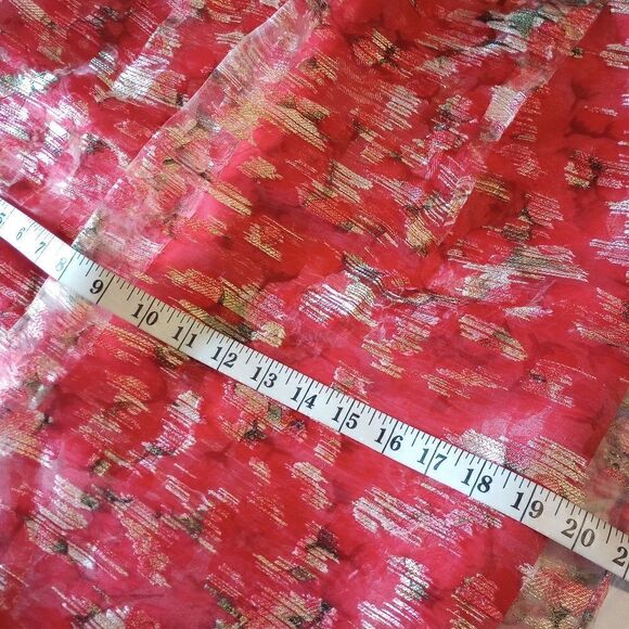 Wolven mesh overlay pleated knee length skirt - Picture 13 of 13